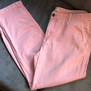 J Crew Pink Capri Pants Sz 10